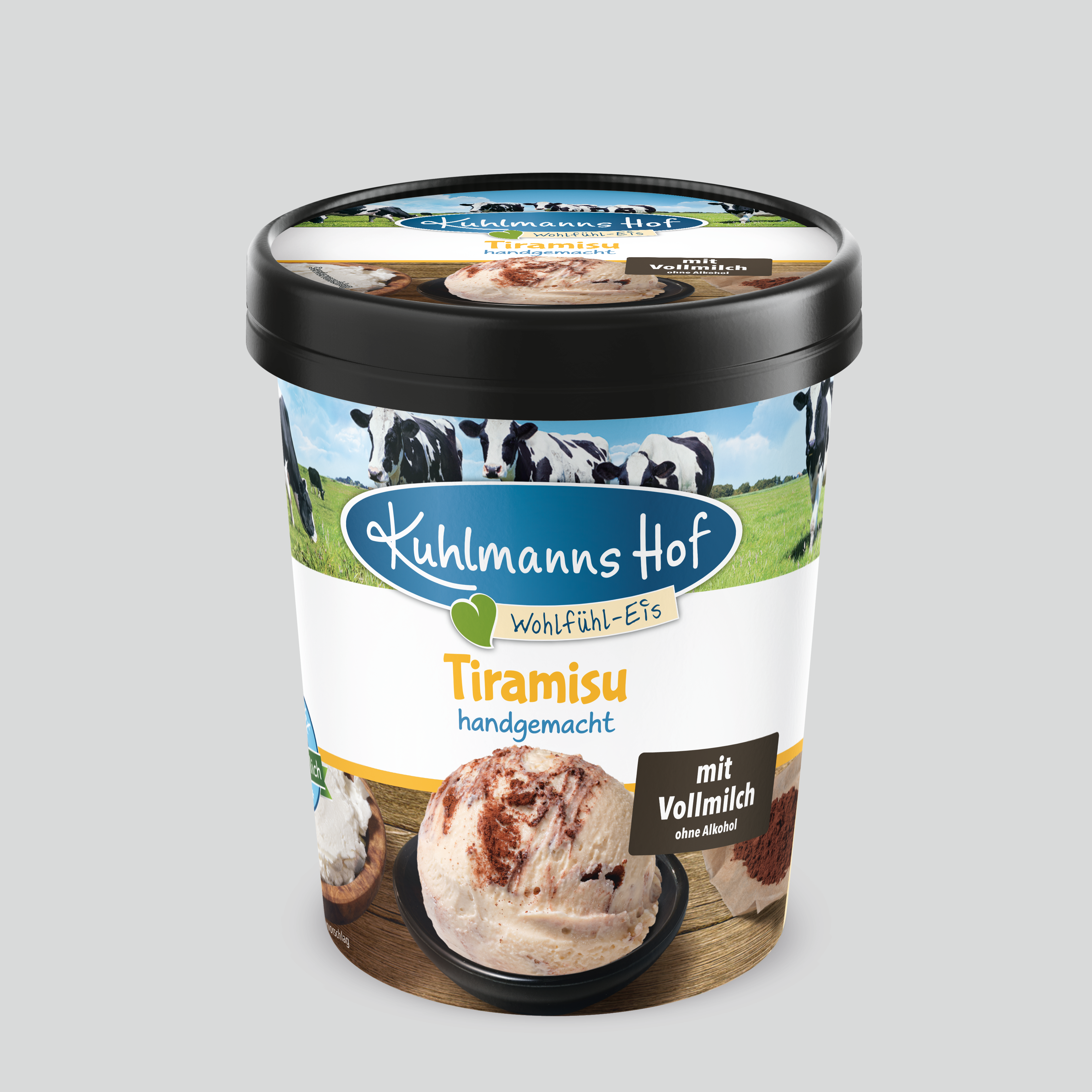 Milch-Eis Tiramisu