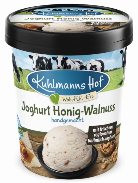 Joghurt-Eis Honig-Walnuss
