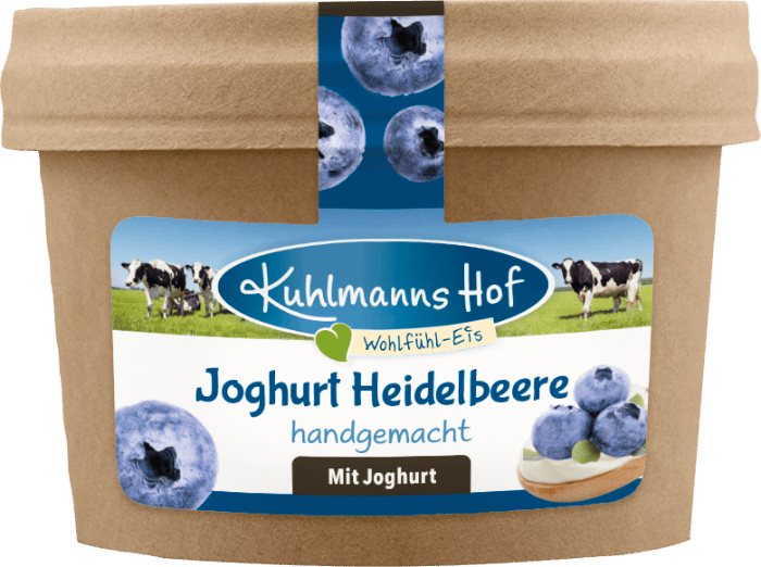 Joghurt-Eis Heidelbeere