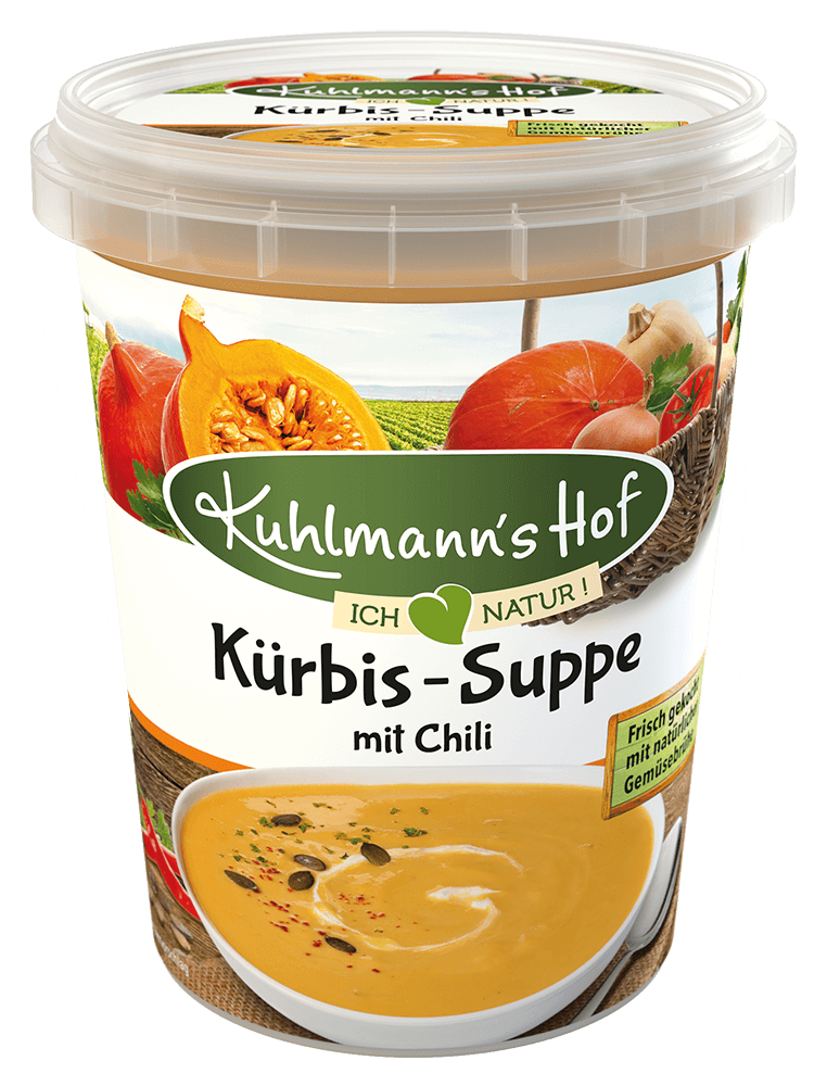 Kürbis-Suppe mit Chili