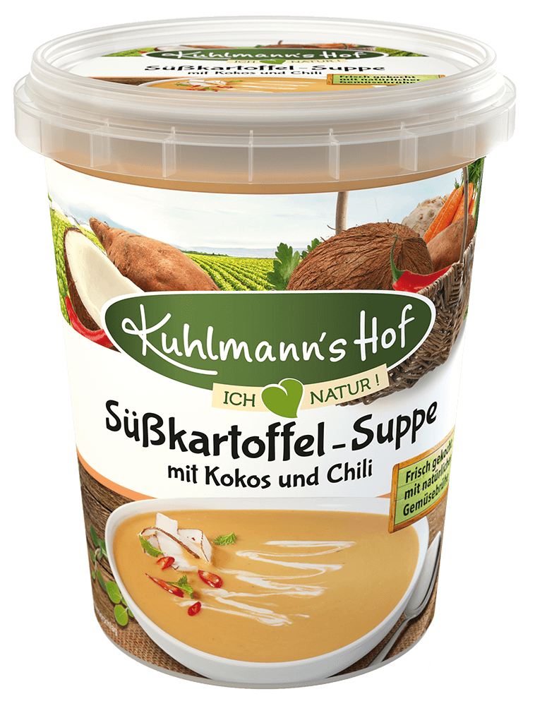 Süßkartoffel-Suppe mit Kokos und Chili